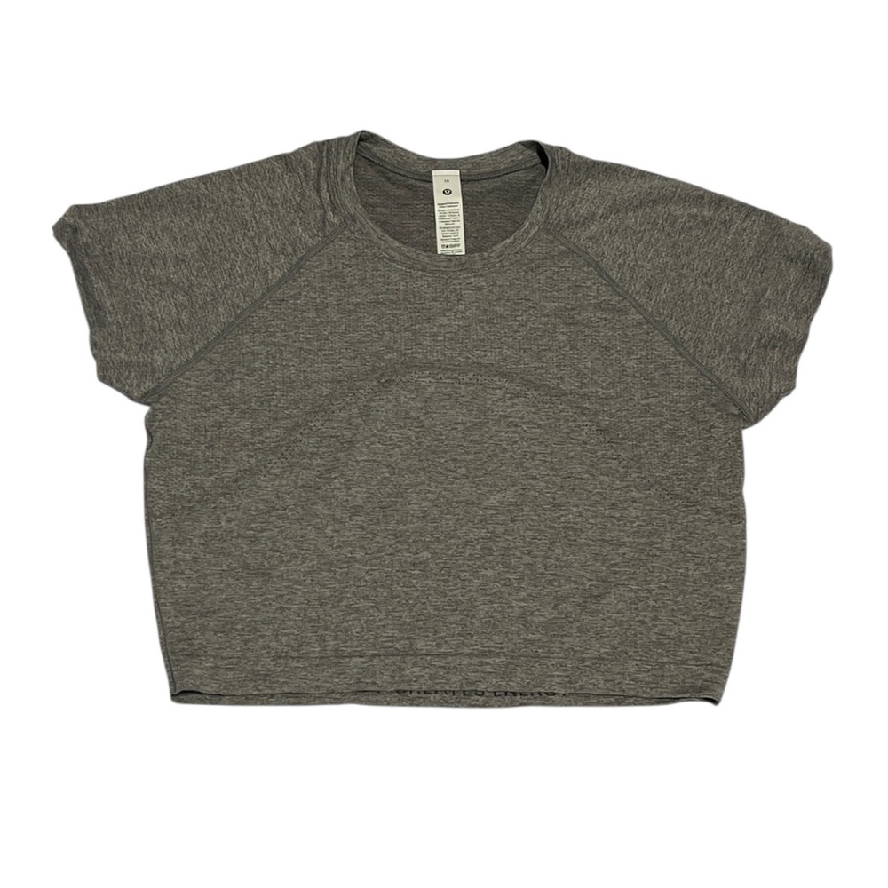 NWT Lululemon Women Swiftly Tech Cropped Short Sleeve 2.0
